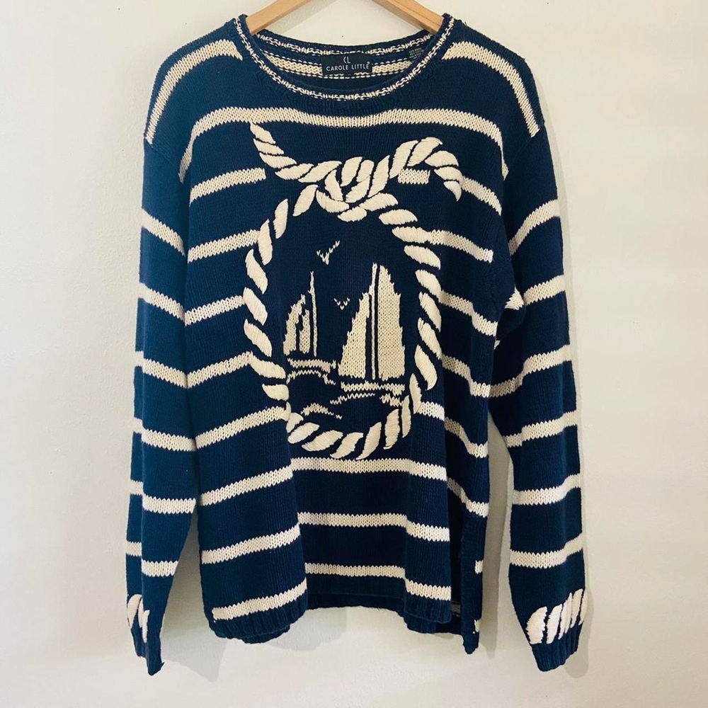 Carole Little nautical sweater